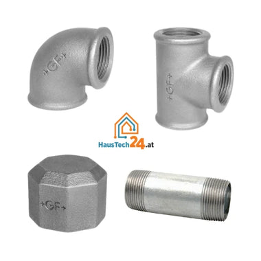 Gewindefittinge verzinkt