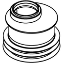 PO Übergangsrohr innen/innen POLO-KAL DN 110/50-3