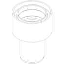 PO Übergang von Muffe auf Spitzende anderer Werkst.POLO-KAL DN 50/58-67mm-3