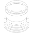PO Übergang von Spitzende auf Muffe anderer Werkst.POLO-KAL DN 110/120-131mm-3