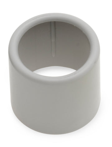 PVC Endtülle d32mm hellgrau zum Kabelschutz an Rohrkanten