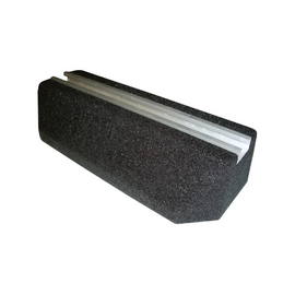 Gummierte Flachdachkonsole 600 × 95 mm für Klima- und Haustechnik