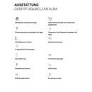 GEBERIT – AquaClean Alba Wand-WC, weiße Komplettanlage, inklusive Spültechnik-2