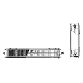 Mittelanschlussheizkörper T6 Typ 22 – Höhe 900 mm × Länge 920 mm
