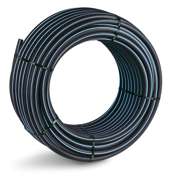PE80 TW-Rohr 1' 32x4.4mm PN16 (SDR7.4) in Rollen a 25m OEVGW gepr.