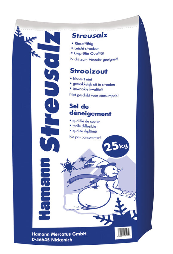 Streusalz / Auftausalz | 250 kg |  10 x 25kg - Sackware |