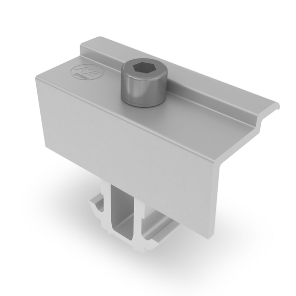 K2 DomeClamp Endklemme Set 30-50 mm silber