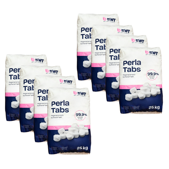 BWT Perla-Tabs 8x25 kg Tablettensalz 200 kg Vorratspack für Weichwasseranlagen