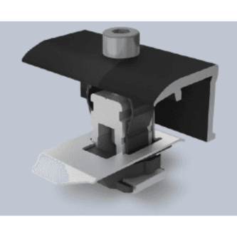 K2 Endklemme 25-40 mm, Schwarz eloxiert
