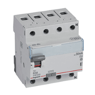 FI-Schalter Typ A 63 A 4-polig 30 mA TX³ Legrand
