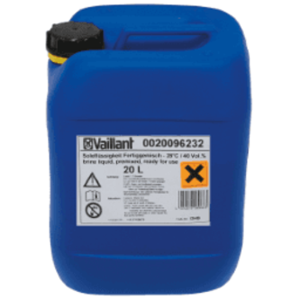 VAILLANT – Soleflüssigkeit Ethylen-Glykol 44 Vol.-%, Fertiggemisch, 20 Liter