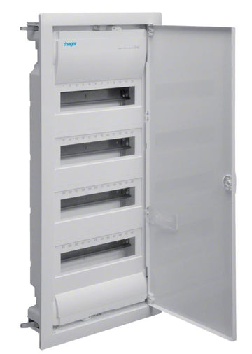 Hager Volta HWV Hohlwand-Kleinverteiler 4x12PLE IP30 mit Stahlblechtür