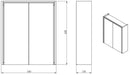 Spiegelschrank Varia 54 × 63 × 15 cm LED-Lightstrip Weiß-4