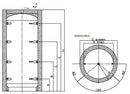 Pufferspeicher 500 l mit 100 mm Silber-Vliesisolierung-2
