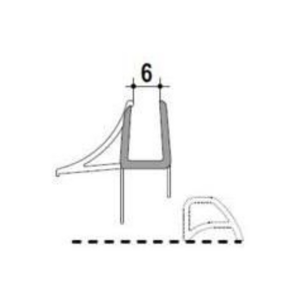 Duka Standard Abtropfdichtung GUMC192-1 100cm