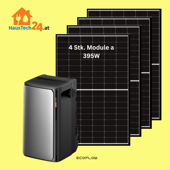 HT24 All-in-One-Solarlösung inkl. EcoFlow STREAM Ultra  mit 4 MPPT, max.2 kW PV-In | 1,9 kWh Speicher