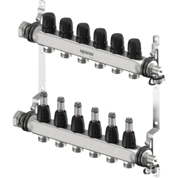 Uponor Vario S Verteiler FM 6xG3/4 Euro - G1