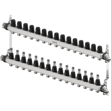 Uponor Vario S Verteiler FM 15xG3/4 Euro - G1