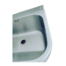 Varia Waschtrog Edelst. Matt 65,5x53x25cm, m. Überlauf u. Befest.m.-3