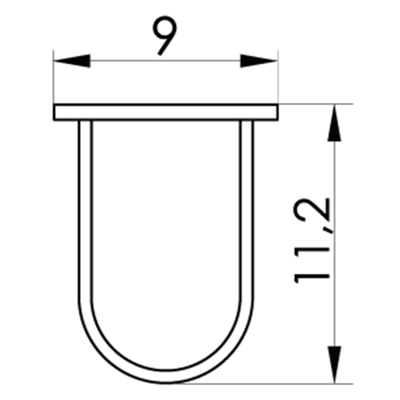 Palme Einschub-Balgdichtung L=1000mm