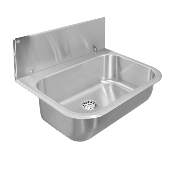 Heberhard Ausgussbecken SOLID 490 490x390x175, Siebv., oÜL, Edelstahl