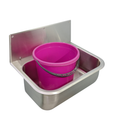 Heberhard Ausgussbecken SOLID 490 490x390x175, Siebv., oÜL, Edelstahl-2