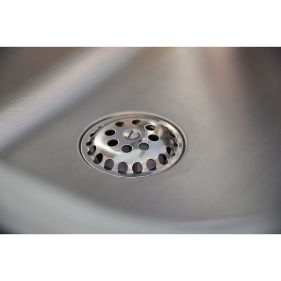 Heberhard Ausgussbecken SOLID 490 490x390x175, Siebv., oÜL, Edelstahl