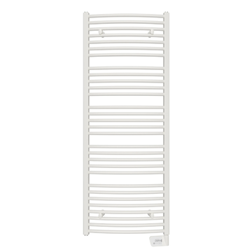 Una 2.0 Badheizkörper gebogen weiß rein elektrisch, 175x60cm, 1000W