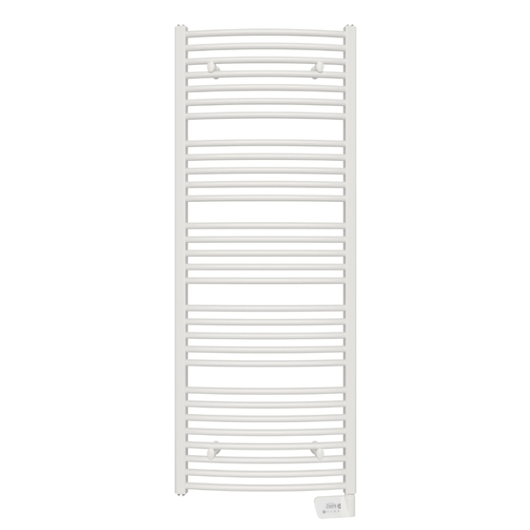 Una 2.0 Badheizkörper gebogen weiß rein elektrisch, 175x60cm, 1000W