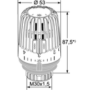 TA Thermostat Kopf Standard K f.Stelrad HK -FW-Wien M30x1,5 m.2 Sparclips-2