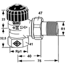 Heimeier Thermostatventil Eckform 1"-3