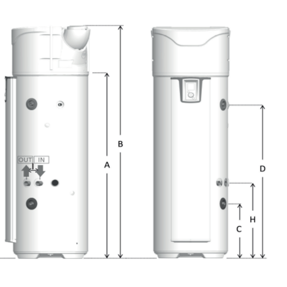 AUSTRIA EMAIL – EHT Revolution Warmwasser-Wärmepumpe 270  Liter