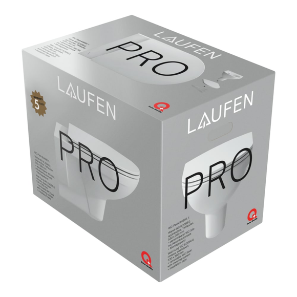 LAUFEN – Wand-WC 8.2096.0 inklusive S&D Slim mit Absenkautomatik