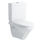 LAUFEN Moderna R Wand-WC Tiefspül-Kombi spülrandlos, weiß, 677 × 390 × 385 mm | ohne Spülkasten und WC-Deckel