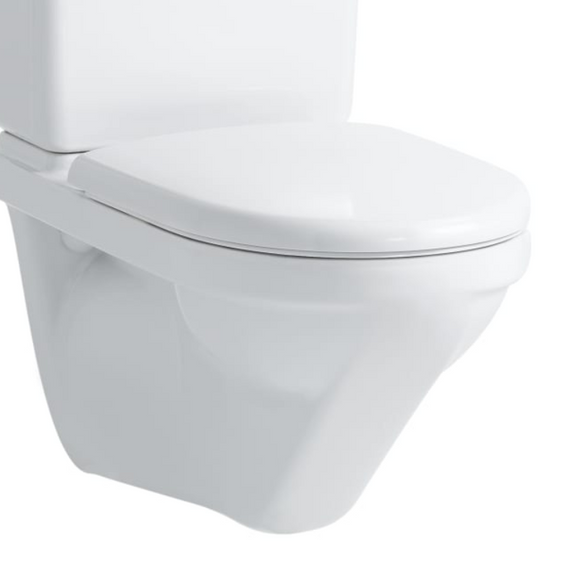 LAUFEN Moderna R Wand-WC Tiefspül-Kombi spülrandlos, weiß, 677 × 390 × 385 mm