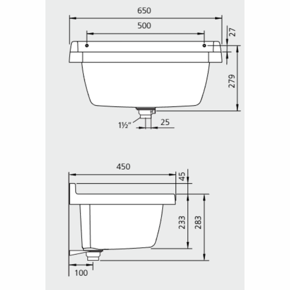 Waschtrog RoClassico 65