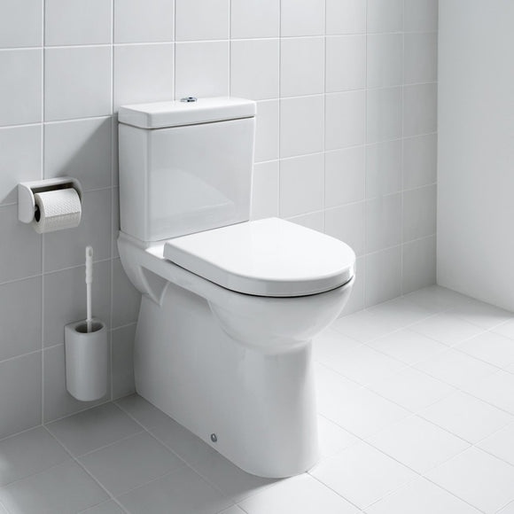 LAUFEN – Pro Stand-WC-Kombi Tiefspüler 6 l Abgang ohne SPK und WC-Sitz, Weiß