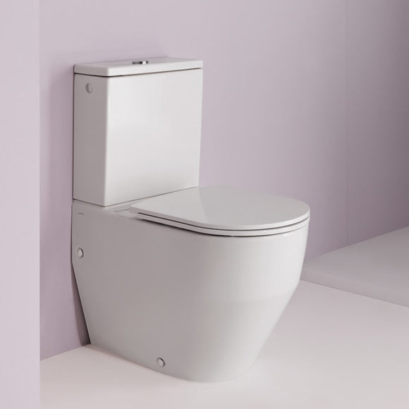 Laufen PRO 825962 Stand-WC-Kombination Tiefspüler spülrandlos weiß -ohne Spülkasten