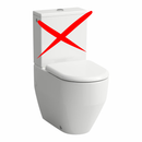 Laufen PRO 825962 Stand-WC-Kombination Tiefspüler spülrandlos weiß -ohne Spülkasten-3