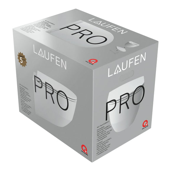 LAUFEN – WC-Pack WC + S & D + Montageset 2096.5 S & D: Slim, abnehmbar, Compact