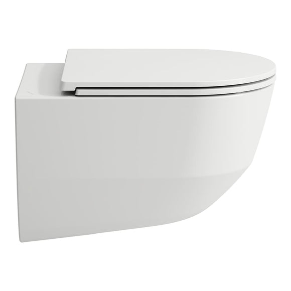 Laufen Pro Wand-WC Tiefspüler spülrandlos, 6 Liter, Weiß ohne WC-Sitz/Deckel