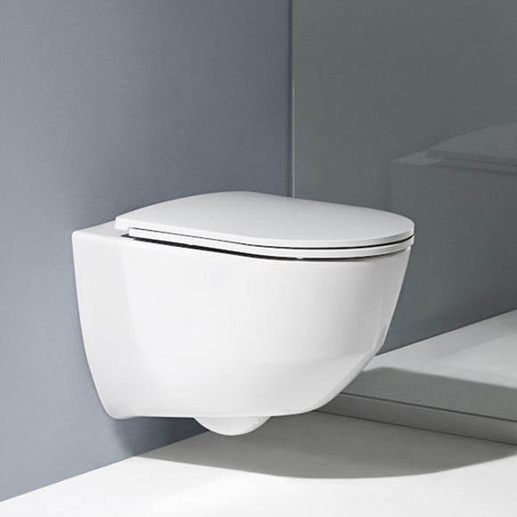Laufen Pro Wand-WC Tiefspüler spülrandlos, 6 Liter, Weiß ohne WC-Sitz/Deckel
