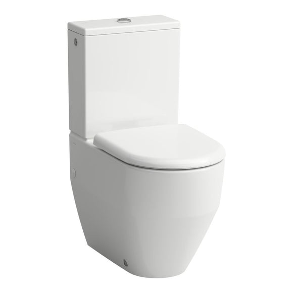 Laufen Pro Stand-Tiefspül WC spülrandlos Vario-Abgang 65 cm Ausladung Weiß ohne WC-Sitz/Deckel