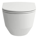 Laufen Pro Wand-WC Tiefspüler spülrandlos Weiß ohne WC-Sitz/Deckel-2