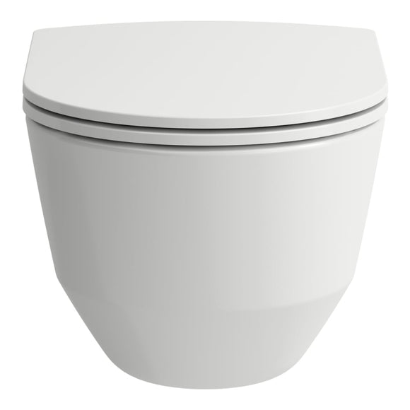 Laufen Pro Wand-WC Tiefspüler spülrandlos Weiß ohne WC-Sitz/Deckel