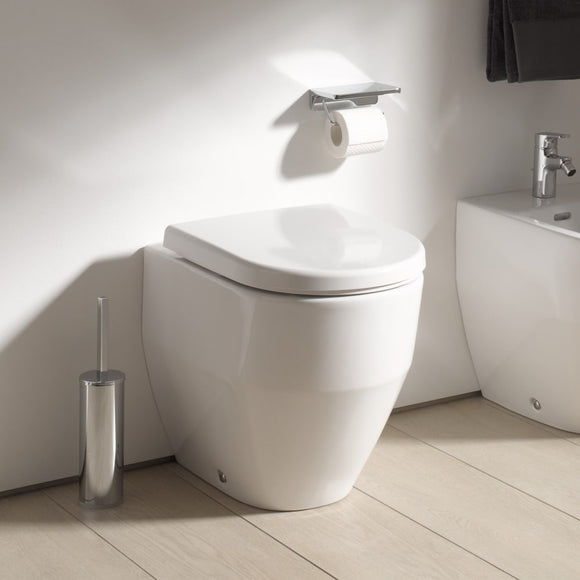 LAUFEN – Pro Stand-WC Tiefspüler spülrandlos, wandbündig, weiß
