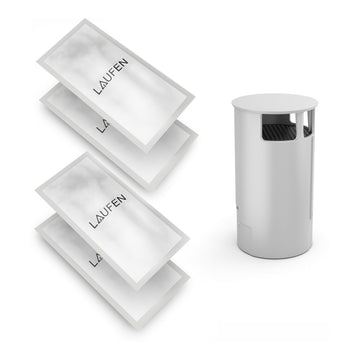 Laufen Riva Set für Dusch-WC mit Geruchsfilter und Entkalkungsmittel, 2 Stück