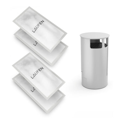 Laufen Riva Set für Dusch-WC mit Geruchsfilter und Entkalkungsmittel, 2 Stück
