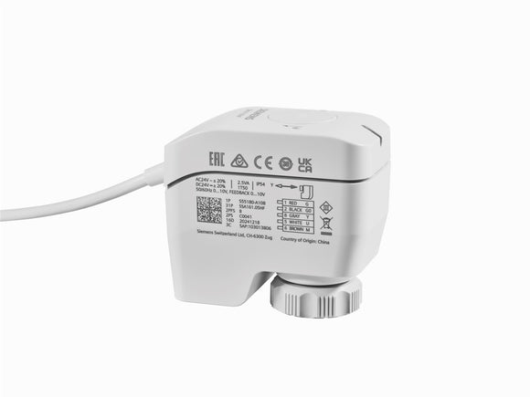 Siemens Stellantrieb 100N f.Kleinventile 24VAC 0..10V 65s 6,5mm