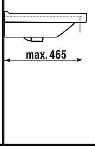 Idea – Doppelwaschtisch | 130 × 48,5 cm | Weiß